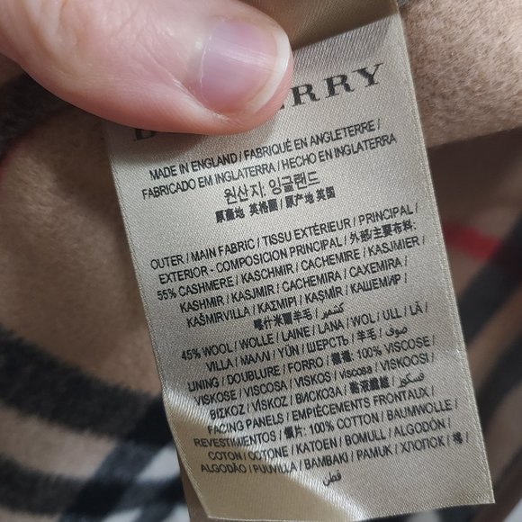 Burberry Check Cashmere Wool Warmer Vest - Picture 6 of 9